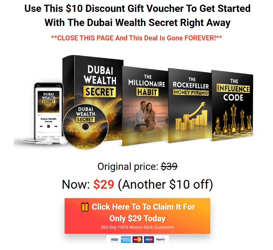 dubai wealth secret offer price